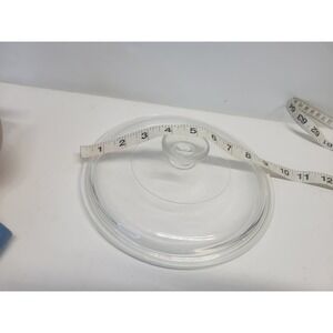 Pyrex Glass Round Lid 6‎ Inch Diameter Replacement Clear P81c